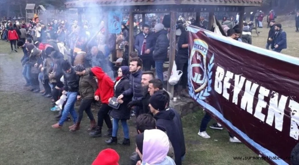 Abant'taki hamsi festivalinde öğrencilere 1 ton hamsi ikram edildi
