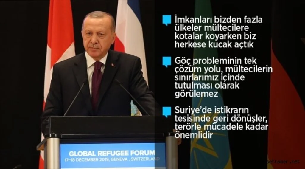 Cumhurbaşkanı Erdoğan: Mülteci meselesi birkaç ülkenin çabasıyla önlenemez