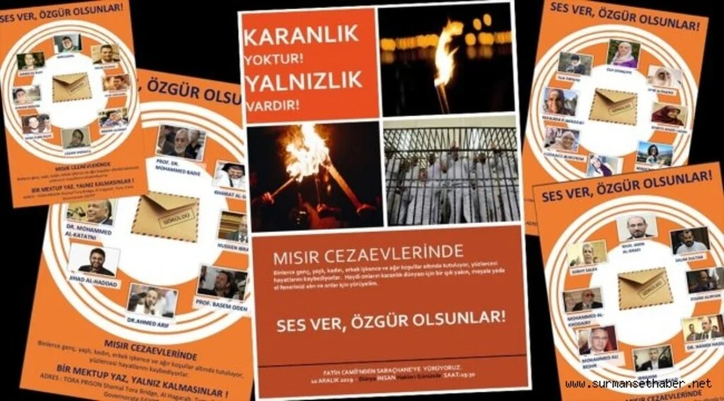 Mısır cezaevlerindeki koşullara dikkati çekmek için yürüyüş yapılacak