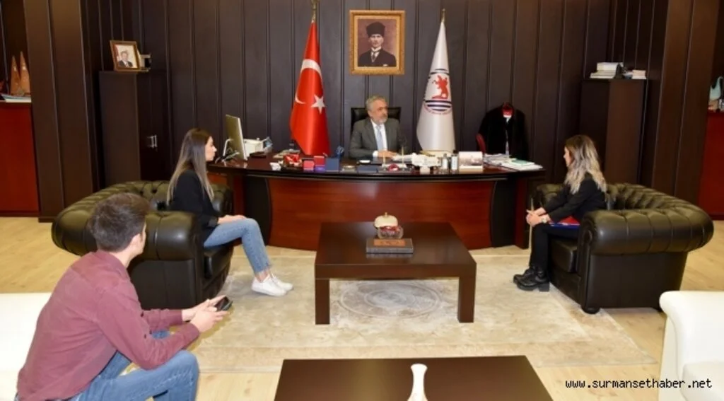 “OMÜ Masal” Uygulamasını Rektör Bilgiç’e Tanıttı