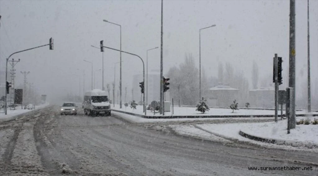 Yoğun kar ve sağanak uyarısı