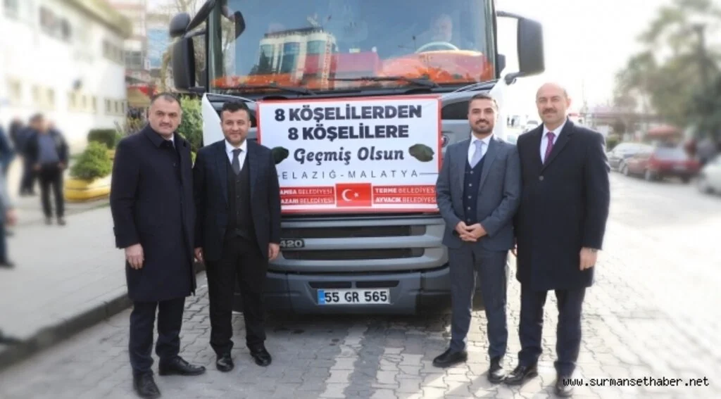 AYVACIK HALKINDAN DEPREM BÖLGESİNE YARDIM SEFERBERLİĞİ