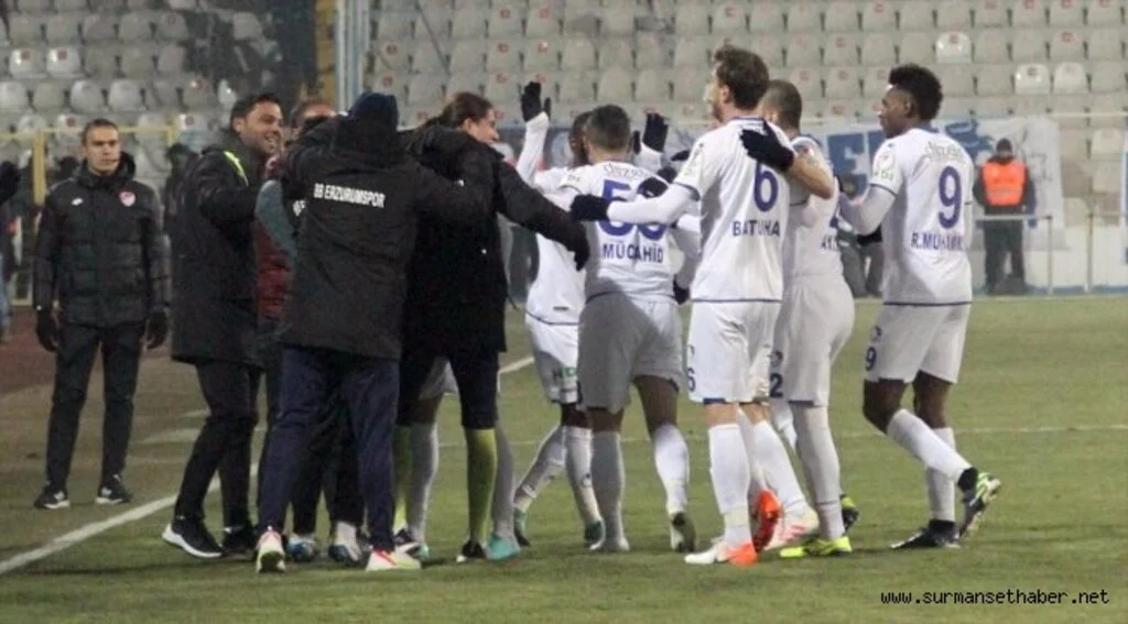 Beşiktaş Erzurum'da son dakika golüyle buz kesti