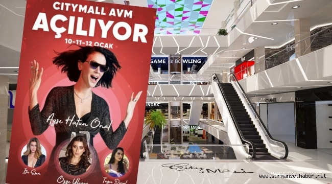 CITYMALL AVM'DEN SES GETİRECEK AÇILIŞ
