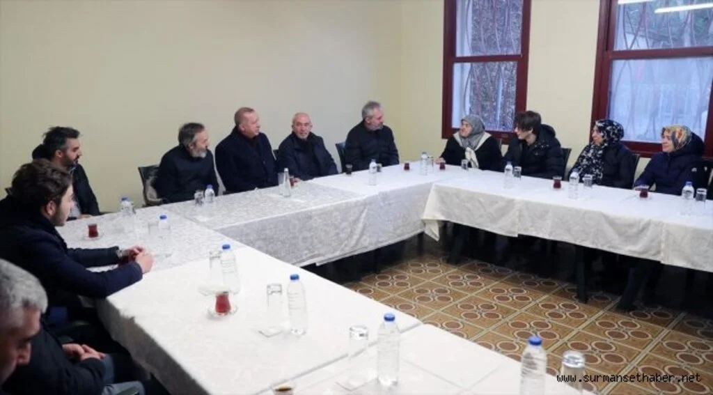 Cumhurbaşkanı Erdoğan'dan Olçok ailesine taziye ziyareti