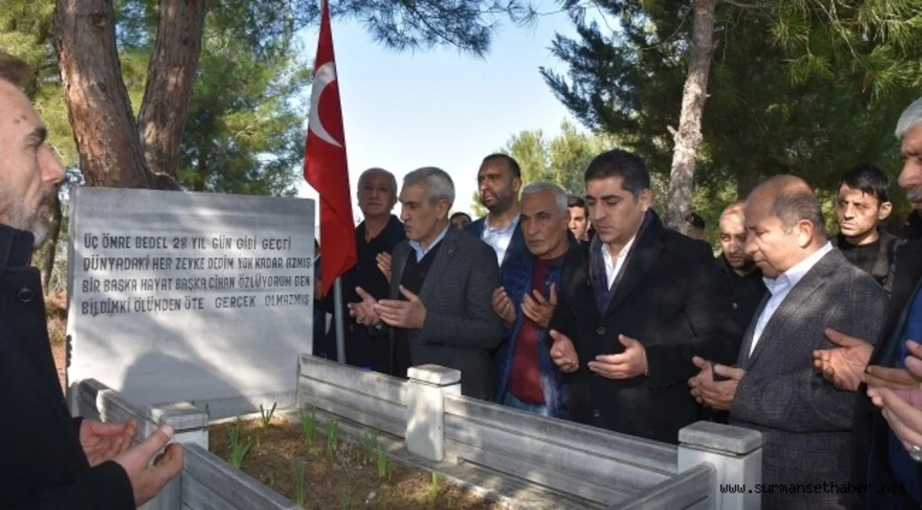Ülkücü Şehit Yunus Uzun Kabri Başında Dualarla Anıldı