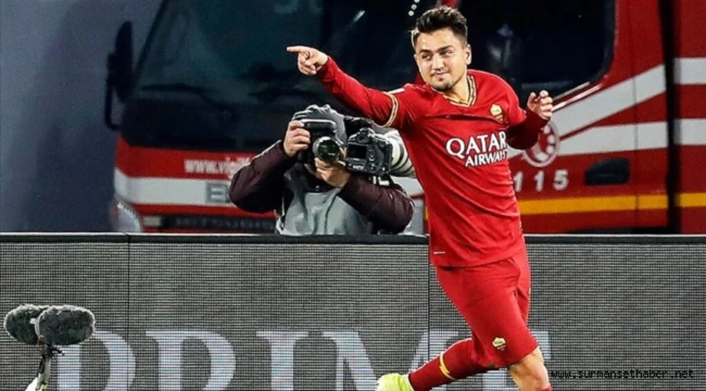  Roma'nın galibiyet hasretini Cengiz Ünder Bitirdi