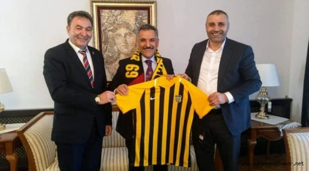 Samsun, Bayburt Ö.İ Spor As Başkanı Tamer Saka'yı Misafir Etti