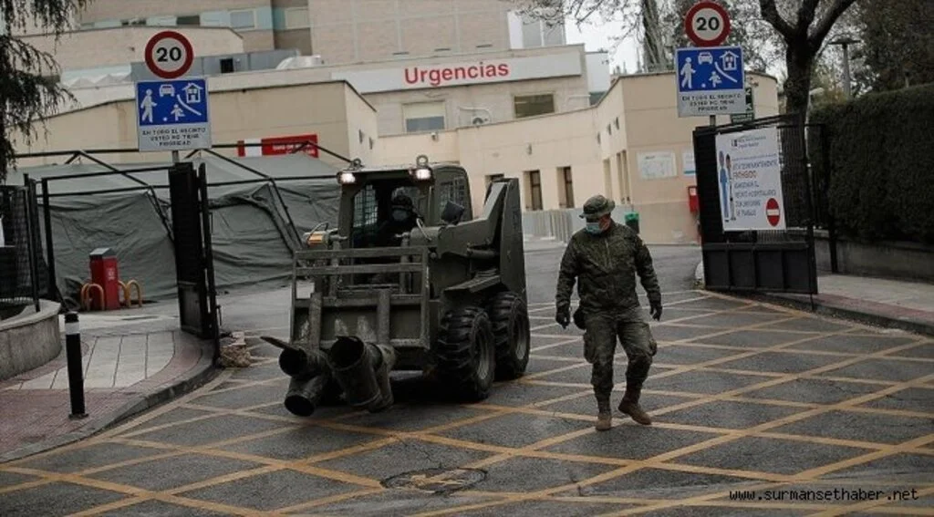 İspanya'da Kovid-19 salgınında ölü ve vaka sayısında rekor artış