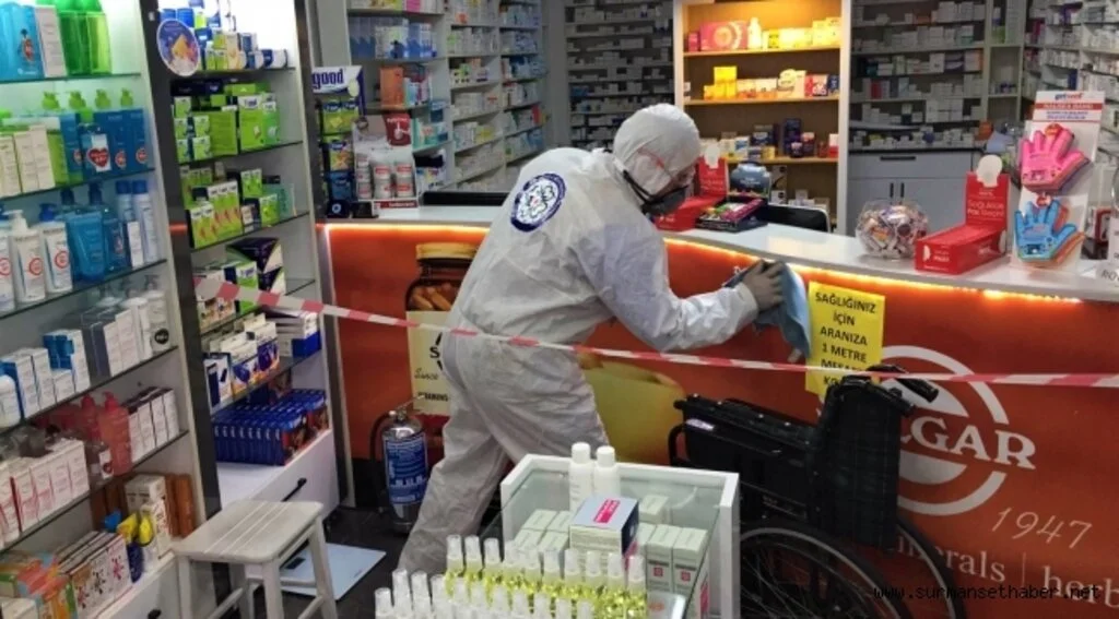 Muğla’da Eczaneler Dezenfekte Edildi