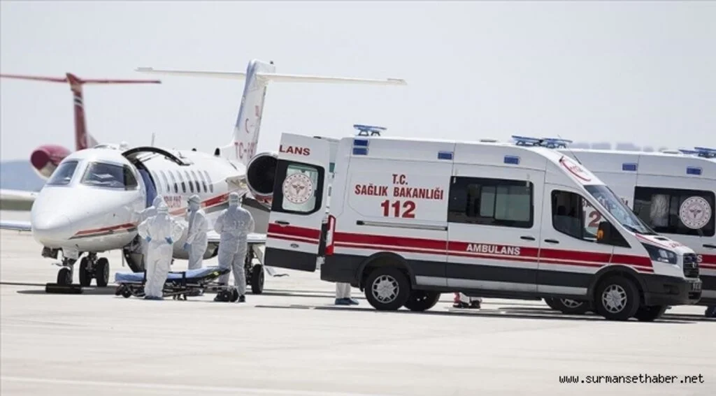 İsveç'teki Türk hasta ambulans uçakla Türkiye'ye getirildi