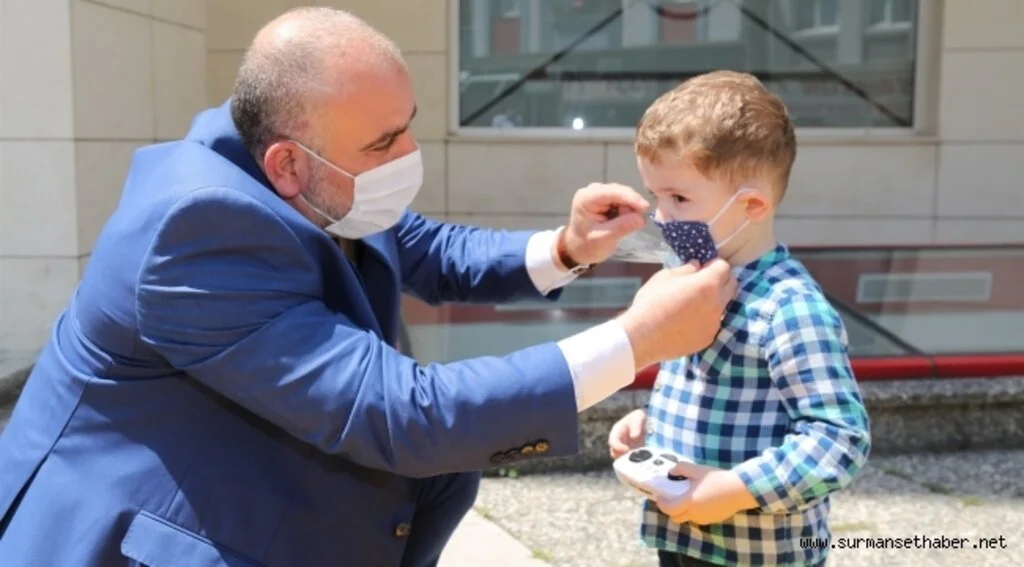 Canik’te çocuklar çok şendi