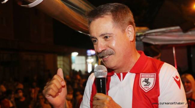 Atakum’da Samsunspor’a meşaleli doğum günü ve şampiyonluk kutlaması