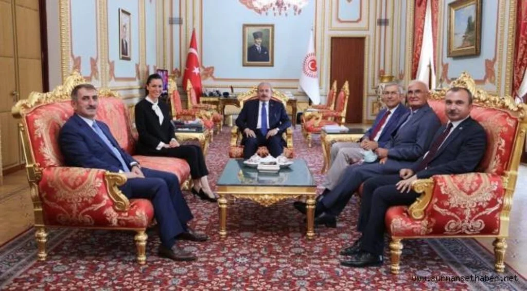 SAMSUN MİLLETVEKİLLERİNDEN TBMM BAŞKANI ŞENTOP’A ZİYARET