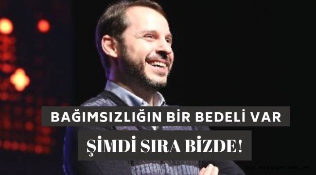 Bakan Berat Albayrak Sıra bizde ! Dedi, Milyonlar İzledi