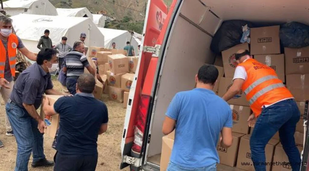 Başkan Cemil Deveci’nin   çağrısıyla Atakum’da  örnek dayanışma