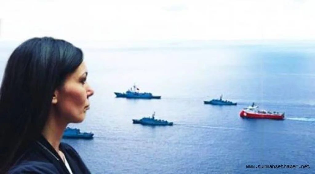 Çiğdem Karaaslan, Tüm Heybetiyle Mavi Vatan'a Açılan Oruç Reis Yolun Açık Olsun.
