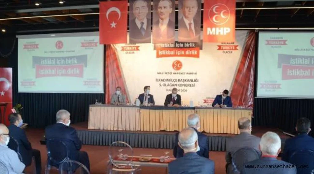 MHP'nin İlk 5. Olağan Kongresi Samsun'da gerçekleşti.