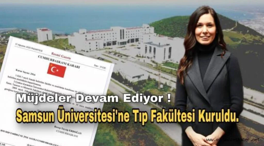 Samsun'a 2. Tıp Fakültesi Kuruldu.