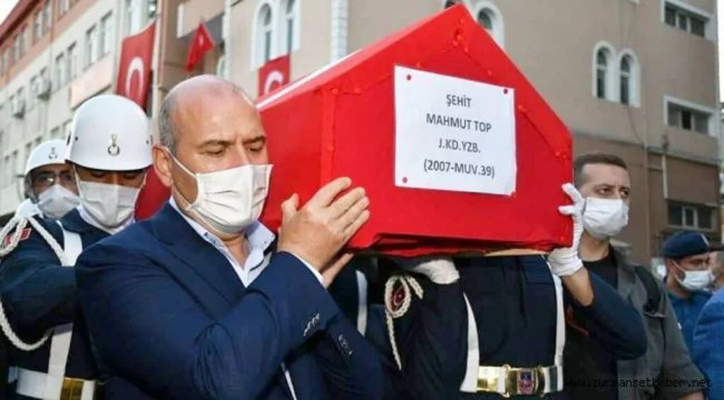 Bakan Soylu Samsun'da Şehidimizi Ebediyete Uğurladı 