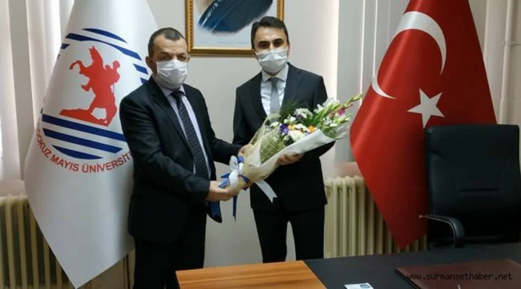 Alaçam MYO’da Bayrak Değişimi