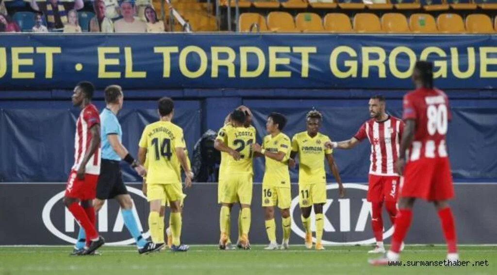 Sivasspor Avrupa Ligi'nde Villareal'e 5-3 yenildi
