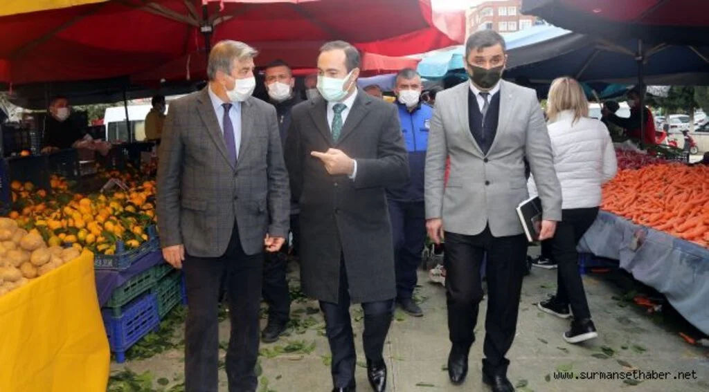 Atakum Zabıtası’ndan  pazar yerleri ve AVM’lere  yoğun denetim