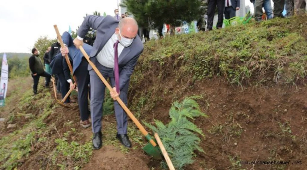 CANİK'TE  FİDANLAR 'GELECEĞE NEFES' İÇİN DİKİLDİ