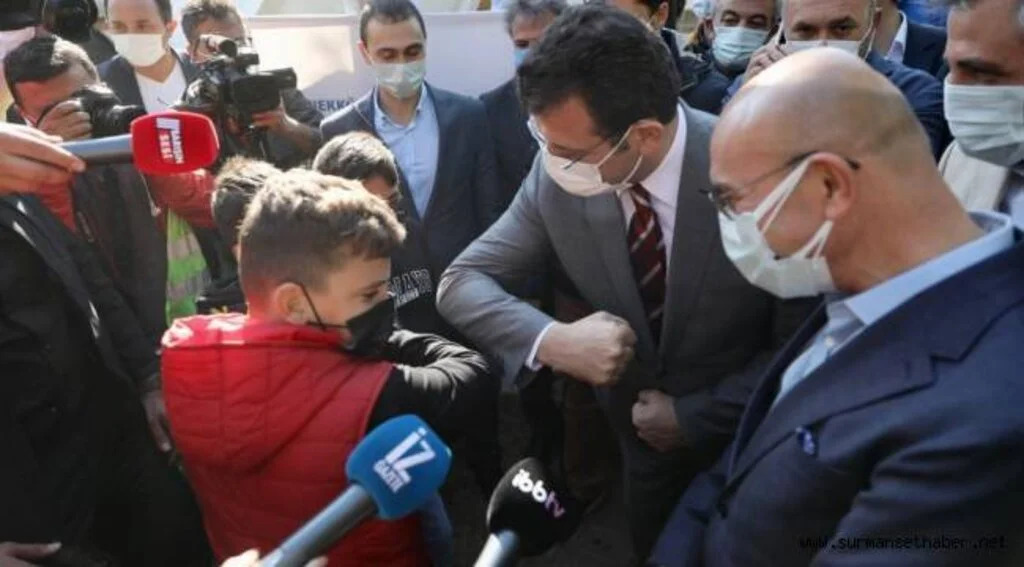 EKREM İMAMOĞLU AYDA VE ELİF’E BEBEĞİ ZİYARET ETTİ
