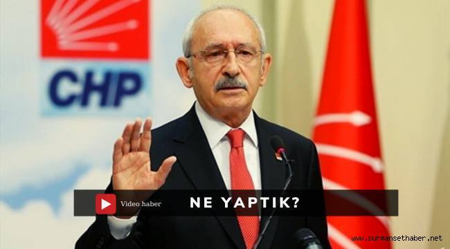 Kılıçdaroğlu ;Yasalar çıkardık doğru, ama yasaların kendi içinde iç tutarlılığı yok.