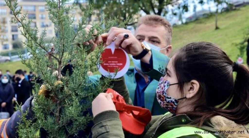 Öğretmenler Günü’nde Şehit Öğretmenlerimizin Anısına Fidan Diktik
