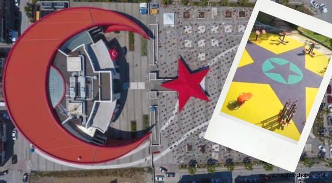 Samsun'dan Küçükçekmece Belediyesine  AY Yıldızlı Cevap.