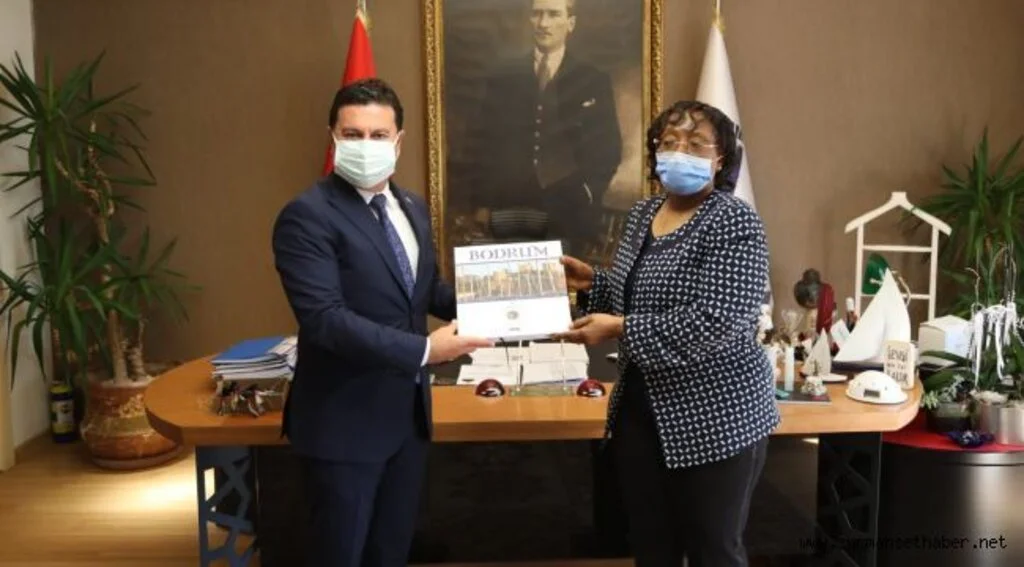 TANZANYA BÜYÜKELÇİSİ BAŞKAN ARAS’I ZİYARET ETTİ