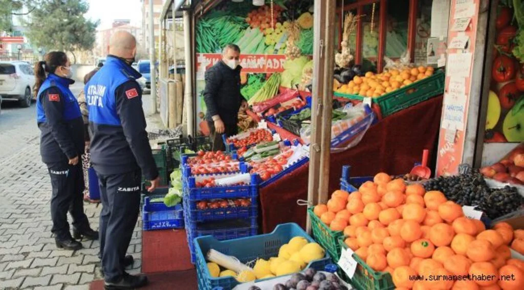 Atakum Zabıtası’ndan yeni yıl  öncesinde yoğun denetim
