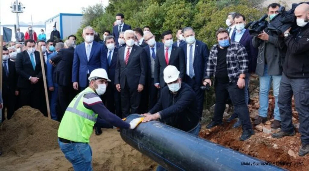 BODRUM ALTYAPISI İÇİN ÖNEMLİ PROJEDE TEMEL ATMA TÖRENİ GERÇEKLEŞTİ