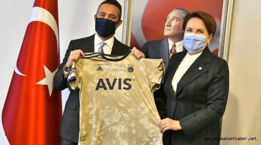 Fenerbahçe Kulübü Başkanı Ali Koç'tan İYİ Parti lideri Meral Akşener'e ziyaret 