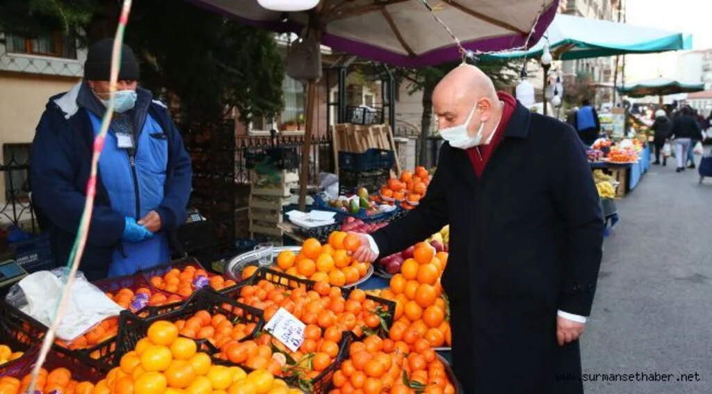BAŞKAN ALTINOK’TAN 2021’DE DE PAZARLARA SIKI DENETİM