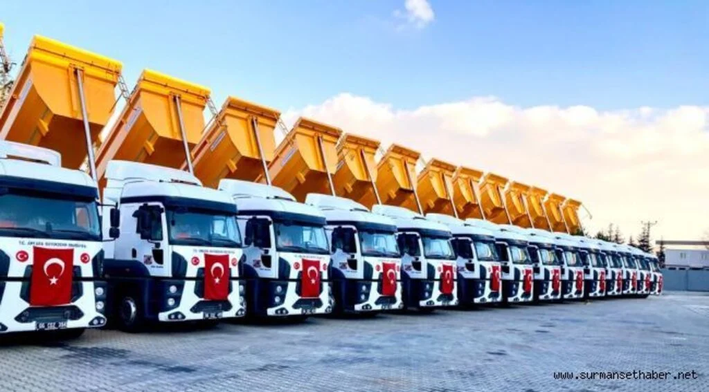 BÜYÜKŞEHİR BELEDİYESİ ARAÇ FİLOSU HER GEÇEN GÜN BÜYÜYOR