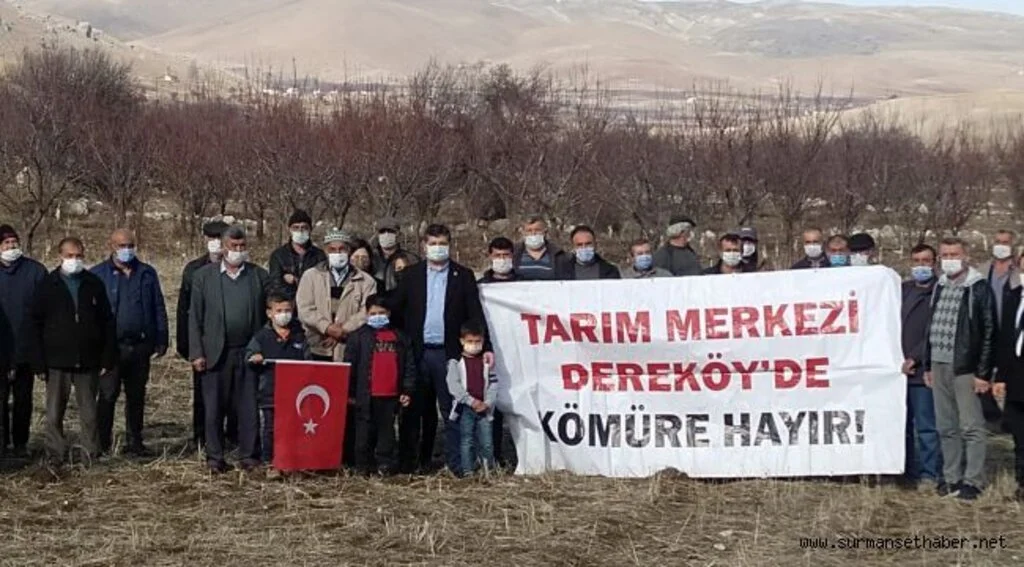 Cavit Arı; ''Dereköy'de Kömür Madenine Hayır''      