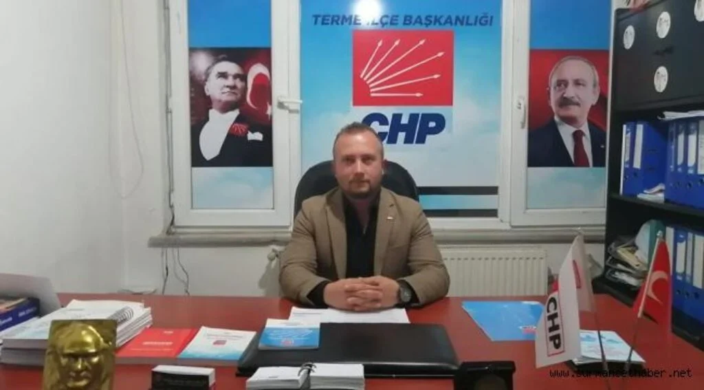 CHP Terme İlçe Başkanından belediyenin yolsuzluk açıklamasına cevap