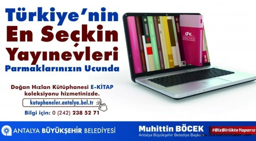 E-Kitap koleksiyonu  okurlarını bekliyor