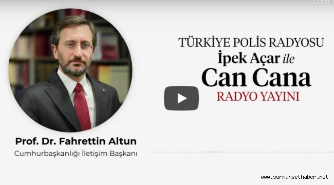 İletişim Başkanı Altun; "Yalan, iftira, hakaret eleştiri değildir"