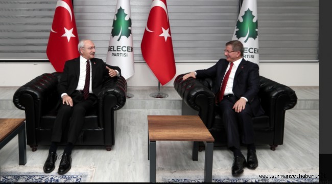  KILIÇDAROĞLU, AHMET DAVUTOĞLU'NU ZİYARET ETTİ