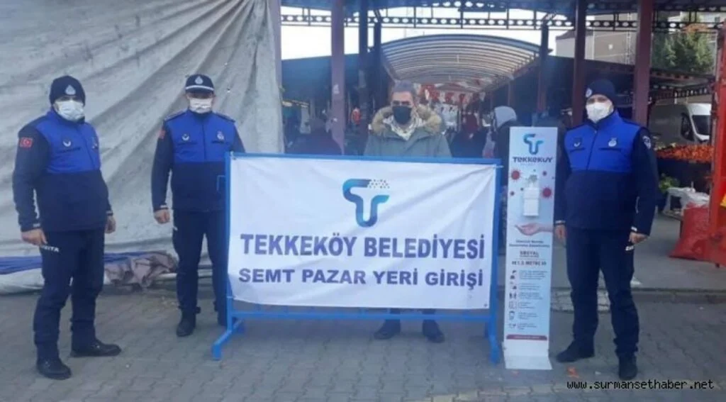 Tekkeköy Belediyesi Koronavirüse Savaş Açtı.