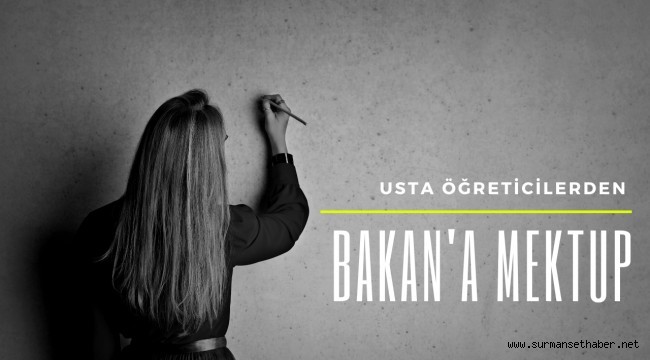 Usta Öğreticilerden Bakan Ziya Selçuk'a Mektup