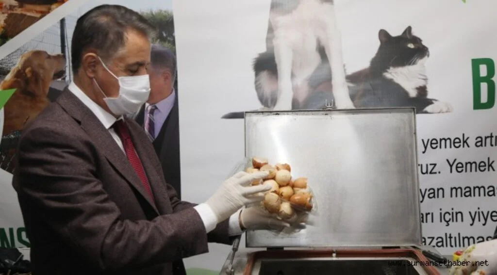 Atakum’da günde 1.5 ton atık mama ve gübreye dönüşecek 