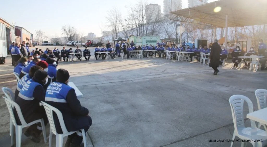 Başkan Cemil Deveci’den  karla mücadele ekiplerine  teşekkür belgesi