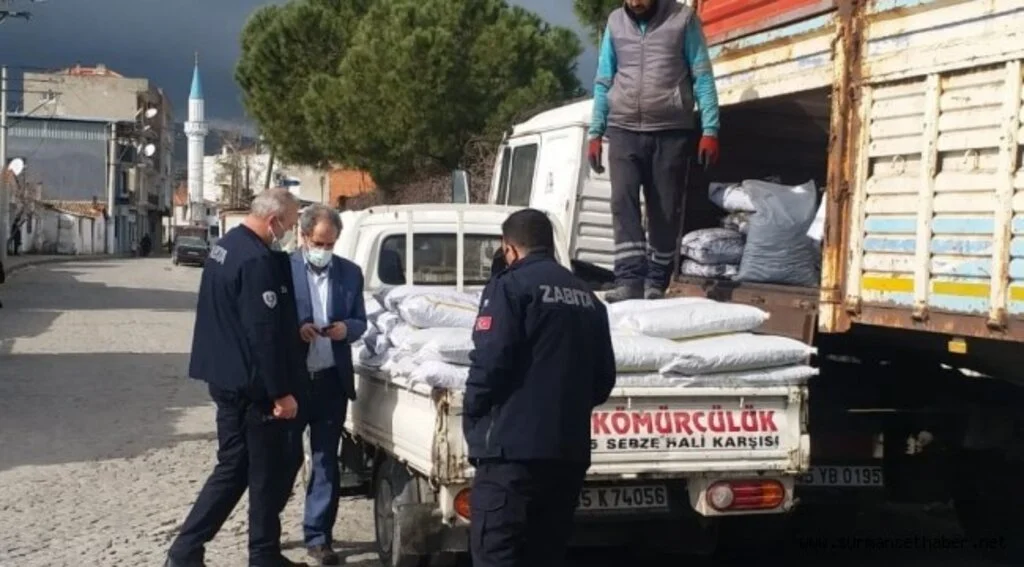 Bergama’da kömürcülere denetim