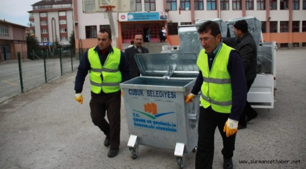 İki Mahallede Çöp Toplama Sistemi Değiştirildi