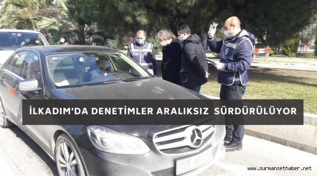 İlkadım Kaymakamı İbrahim Keklik Seyahat Kısıtlaması Denetimine Katıldı